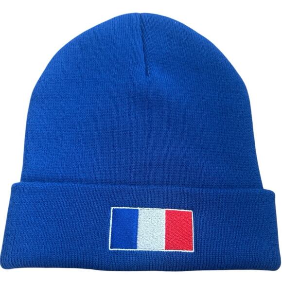 Unisex New York Knicks New Alternate Beanie with France flag 🇫🇷 unique look - Picture 2 of 6